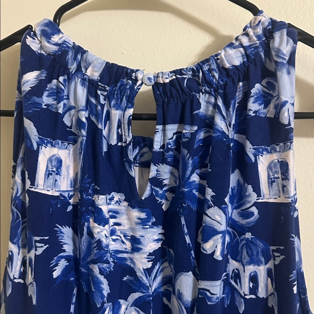 NWOT Loft Plumeria‎ Flounce Swing Dress XL - Picture 4 of 5